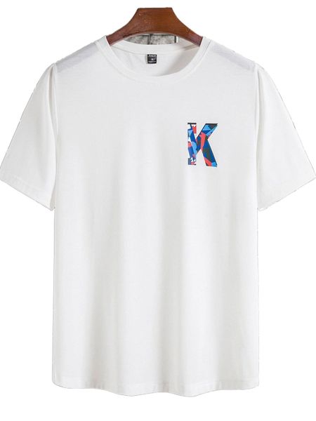 

men letter graphic tee s2sx#, White;black