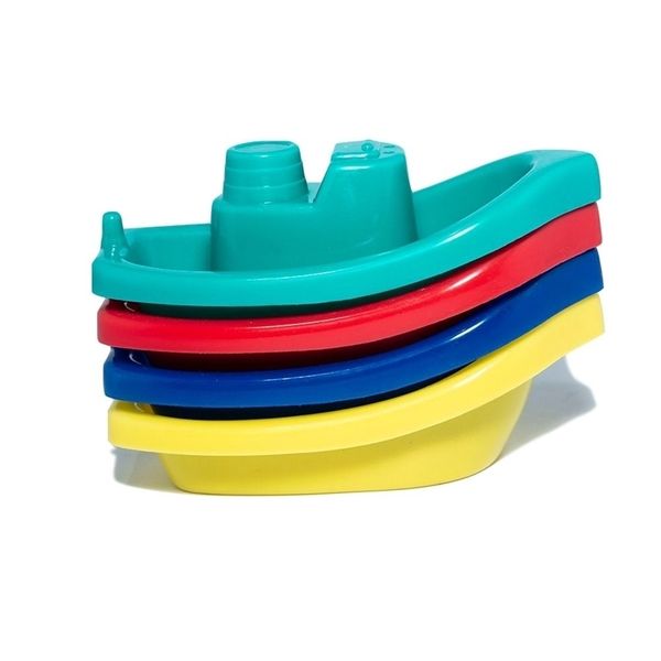 4 pezzi giocattoli da bagno per bambini barca galleggiante in acqua nave giocattoli per bambini doccia giochi d'acqua giocattolo giocattolo educativo per bambini gioco per bambini giocattoli per ragazzi 220531