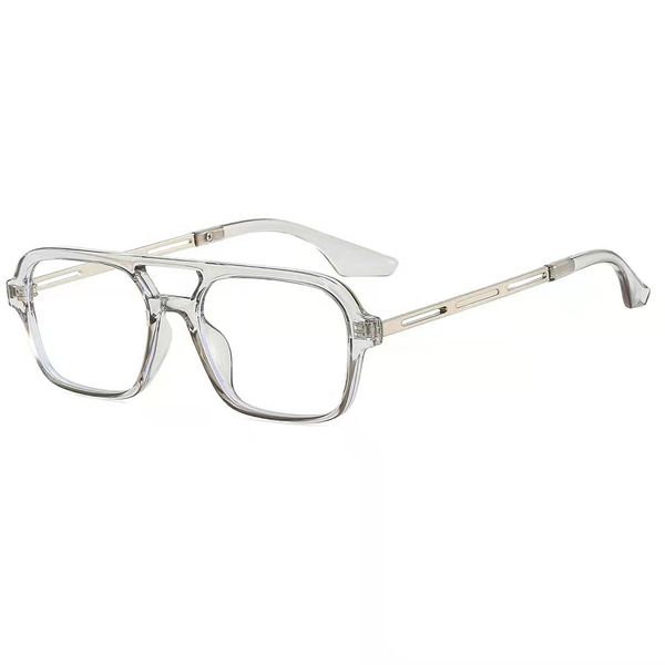 

double beam hollow sunglasses 2022 retro net red concave shape square sun glasses designer mens womens fishing outing beach metal leisure fu, White;black