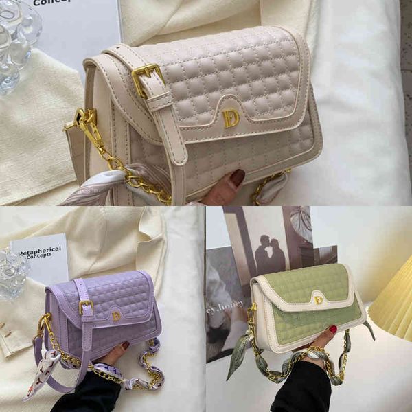 

2022 new chain leather shoulder s for women summer lady clutch crossbody bag