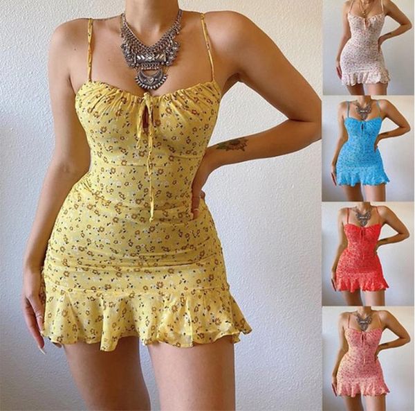 

casual dresses women's dress ladies summer fashion floral print square neck suspender sleeveless lace backless beach vestidos sundress, Black;gray