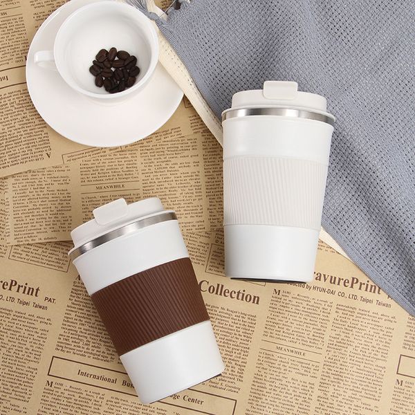 kreativer doppelwandiger Thermobecher, wiederverwendbar, individuell, isoliert, für Reisen, 304 Edelstahl, Kaffeetasse, Geschenk