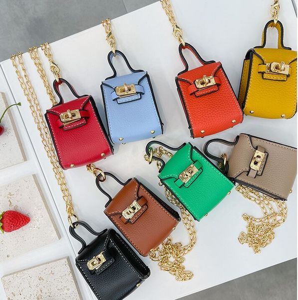 

children square handbag fashion mini girls purse small baby shoulder bags coin wallet, Black