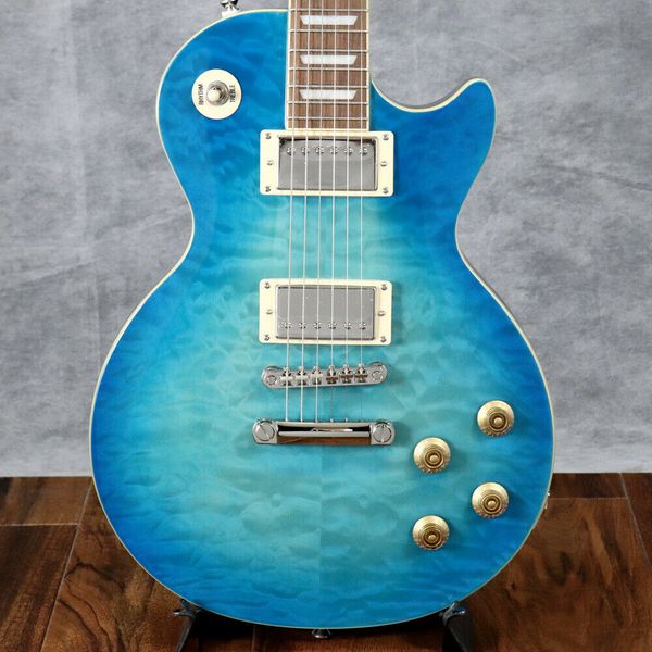 

goryo yuto les standard blue burst electric guitar