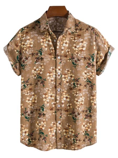 

men floral print shirt d4mg#, White;black