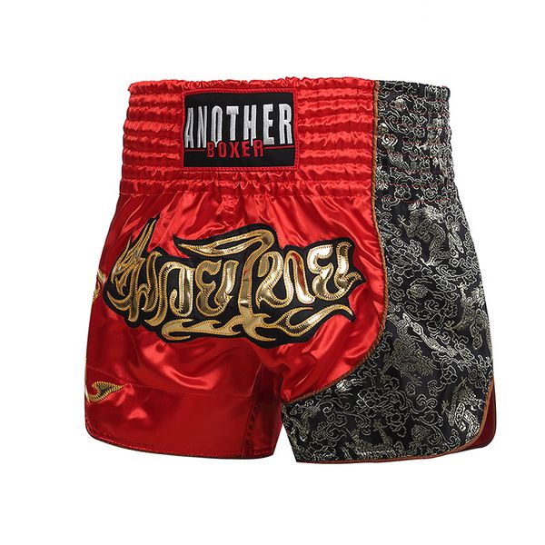 

muay thai shorts kids kickboxing fight boxing trunks sanda mma competition sports pants light breathable, Blue