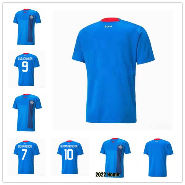 

2022 2023 iceland soccer jerseys gudmundsson sigthorsson g.sigurdsson traustason ingason gunnarsson finnbogason 22 23 football shirt men kid, Black;yellow