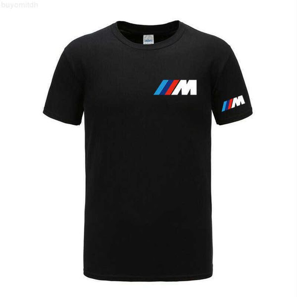 

men's short sleeve t-shirt, cotton, solid color, brand new, bmw, 2021, White;black