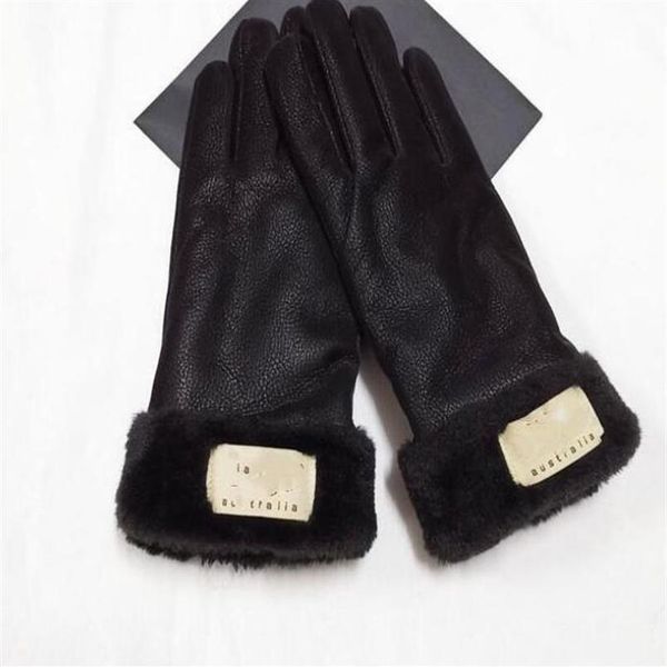

winter knitted gloves with lovely fur ball mittens label australia mitten women design mitts outdoor riding mittens warm fleece gl274p, Blue;gray