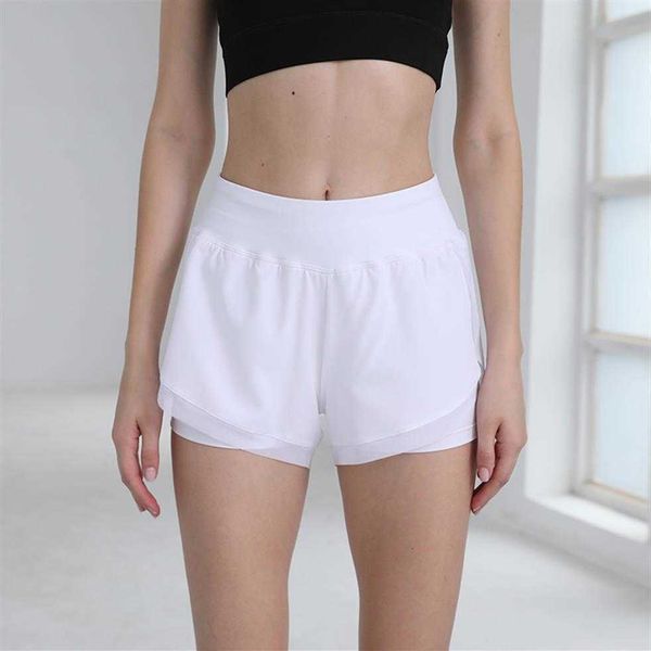 

yoga clothes fitness shorts women's shaping european and american anti light holiday two pieces of explosive splicing outdoor213s, White;red