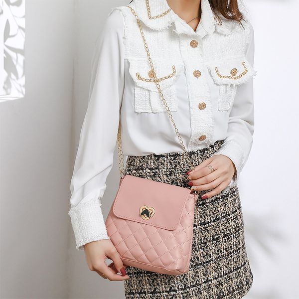 

chain bag rhombus crossbody bag ladies small square