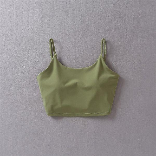 

summer style street back cross solid color short paragraph sling female wild was thin belt chest pad fitness 220316, White