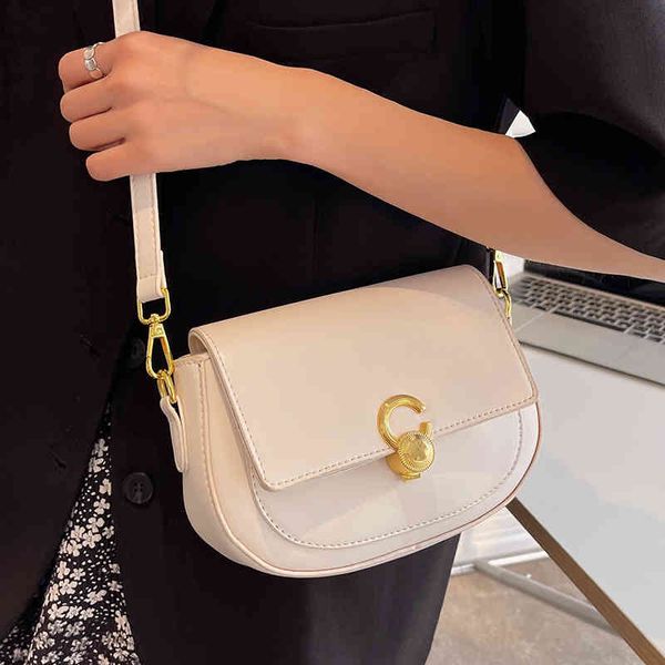 

small bag women's 2022 new texture versatile messenger saddle fashion round crossbody shoulder bags