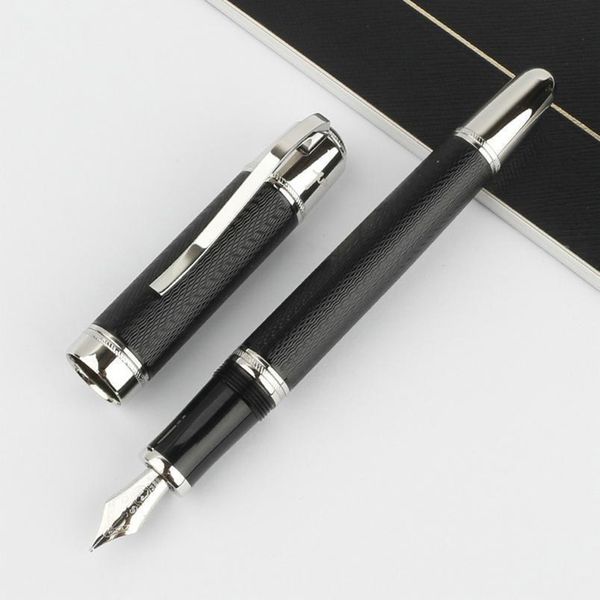 

yamalang office metal pens great writer navy blue wave luxurious high-end serial number fountain pen