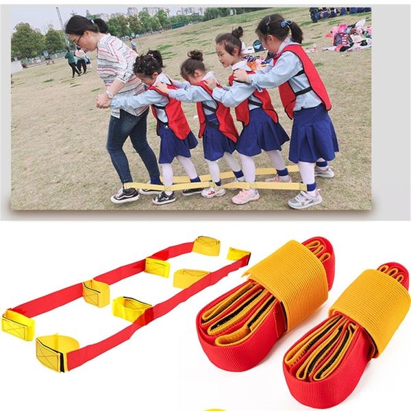 4 kişi dev ayak sesleri çocuklar açık hava spor oyuncakları oyun eğitim ekipmanları yetişkinler takım çalışması oyunları interaktif oyuncak 220621