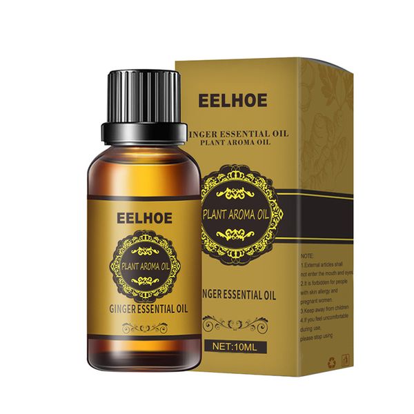 

10ml natural ginger essential oil massage oil beauty health firm body care products