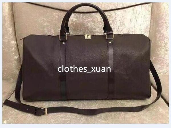 

designer duffle bag luxury women travel bags hand luggage men pu leather handbags large cross body bag totes 55cm 001