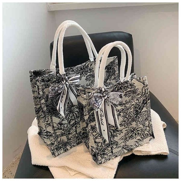 

tote large capacity autumn and winter new leisure commuting monet garden one portable canvas 80% off purse sales