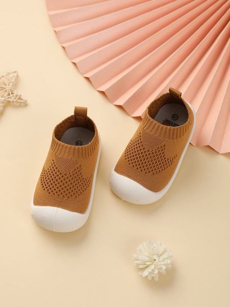 

toddler boys slip on breathable sneakers she, Black