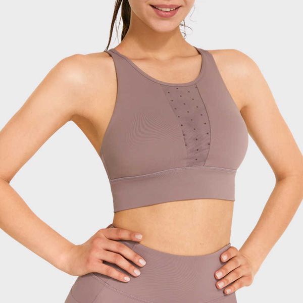 

high strength sports yoga outfits tanks camis underwear women's back shaping running sling vest fitness suit gym bra shockproof, White;red