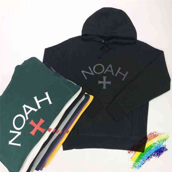 

style noah hoodie men women hooded fashion sweatshirts noah sweater t220721, Black