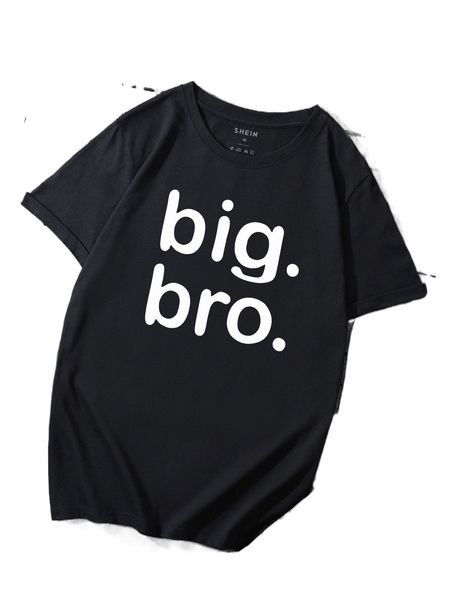 

men letter graphic tee 45cd#, White;black