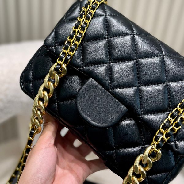 

designer handbags women's shoulder bags classic flap handbags chain plaid diagonal velvet line fashion two letters solid color buckle l