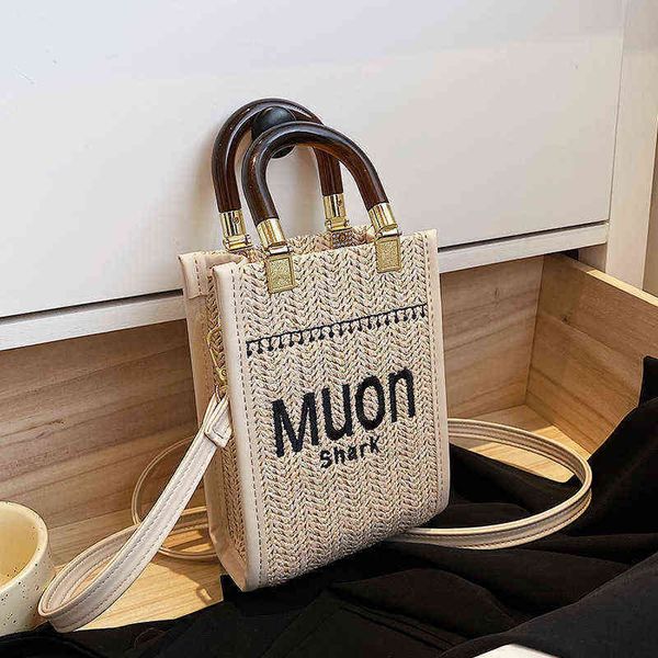 

factory outlet deals this year's popular small women's 2022 summer new versatile messenger foreign style fashion hand straw woven