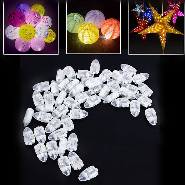 20pcs Mini neon partito ha condotto le lampadine lampade palloncino luci rave festival lanterna accessori decorazione della casa Y201006