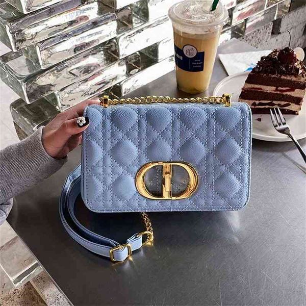 

22% off 2022 fashion trendy bags korean style temperament fresh lingge wind chain square small crowd menger female