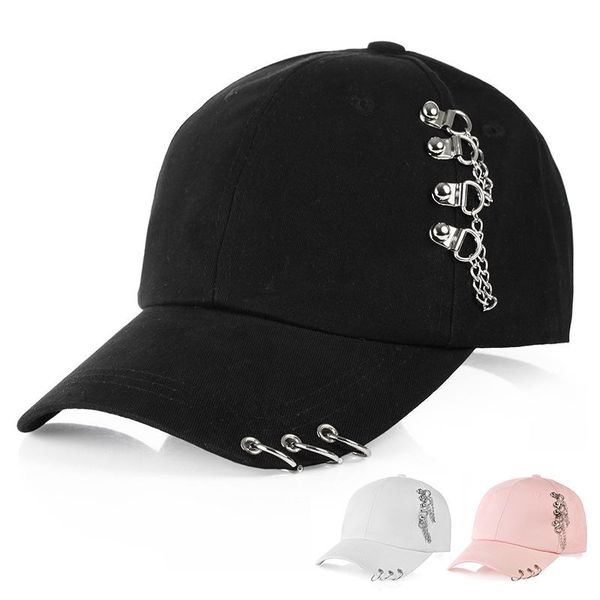 

ball caps summer women baseball cap street hip hop snapback with iron ring men outdoor adjustable sun hats, Blue;gray