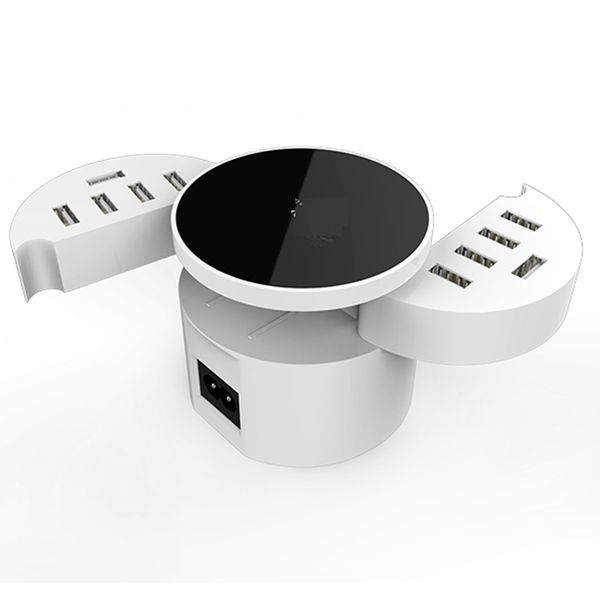 

10 ports 5v 8.2a usb home charger universal multiple wall fast charging adapter