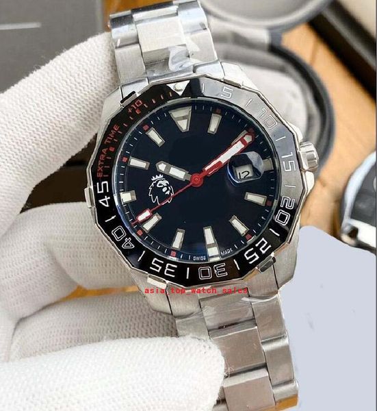

super classic 2 style men wristwatches 43mm ceramic bezel 2813 movement auto date refined steel&leather strap mechanical automatic calibre 5, Slivery;brown