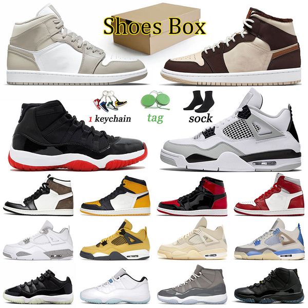 

jumpman classic basketball shoes space jam 4 4s trainers infrared men 1 element light curry 11s cherry yellow toe 1s university blue women s