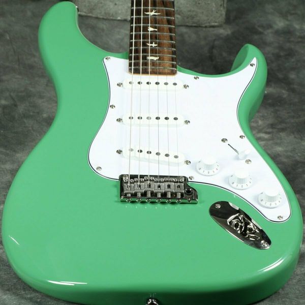 

p r s se silver sky ever green [s/n:ctid58727] #gg5c9 electric guitar