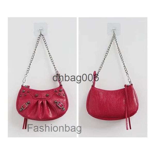 

designer bags le cagole locomotive 2022 bag high mini chain rivet handbag women's leather balencaigs yu8l