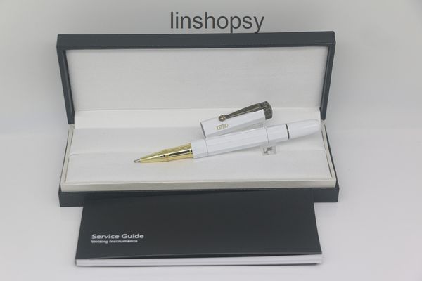 

luxury egypt series 6 style pure color roller pen vintage gold/silver trim with serial number office school supply perfect gift