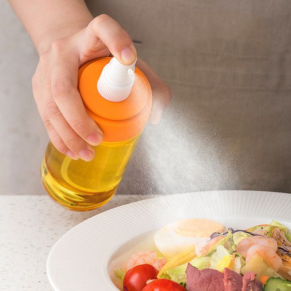 Kochutensilien Ölsprühflasche Küchenwerkzeuge Sprays können Olivenöle aus Glas zum Kochen, Salat, Grillen, Backen in der Küche vernebeln WH0599