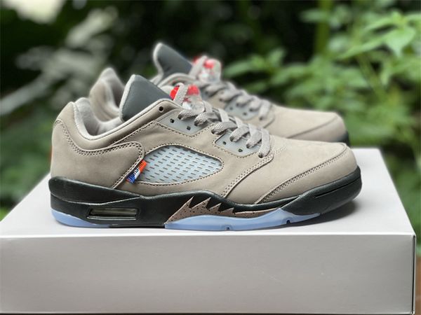 

men jumpman basketball shoes 5s 5 low pumice game royal black plum eclipse bright crimson mens trainers outdoor sports sneakers dx6325-204 u, Red;white