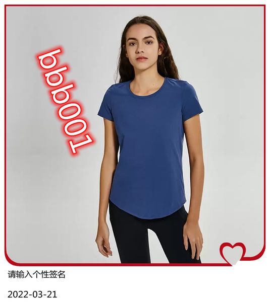 

no-see through yoga t-shirt lu-58 solid colors women fashion outdoor yoga tanks sports running gym clothes, White;red
