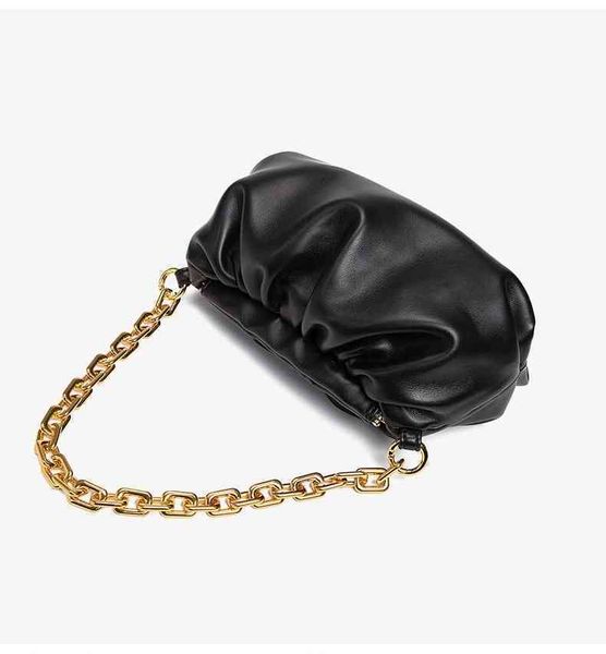 

luxury bottegas venetas handbags bag armpit single shoulder oblique span thick chain fashion versatile fold trendh mrqc