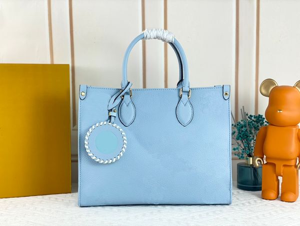 

fashion luxurys designers bags onthego medium tote women handbags by the pool embossing shoulder bag m45718