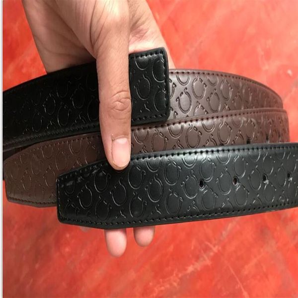 

new fashion mens belts leather jeans for men women metal designer314u, Black;brown