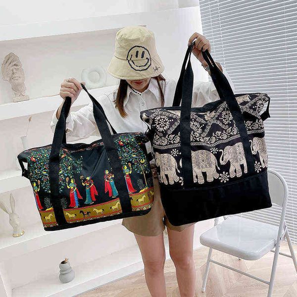 

hbp duffel bags travel women's short haul portable large capacity sports and fitness light ready for delivery and business luggage bag