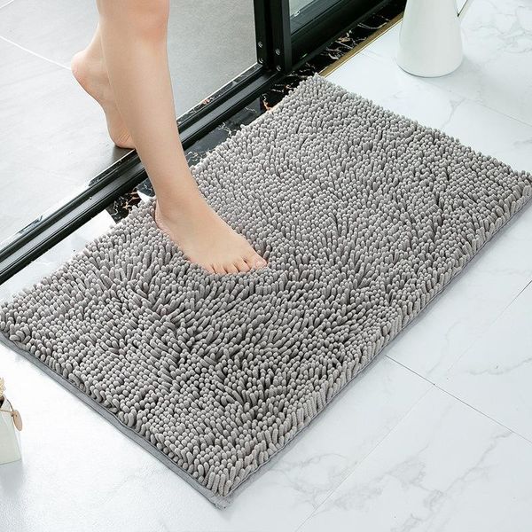 Halılar yumuşak halı kaymaz banyo mat pedi su emme peluş zemin banyo kapısı ev tuvalet dikdörtgen rugcarpets