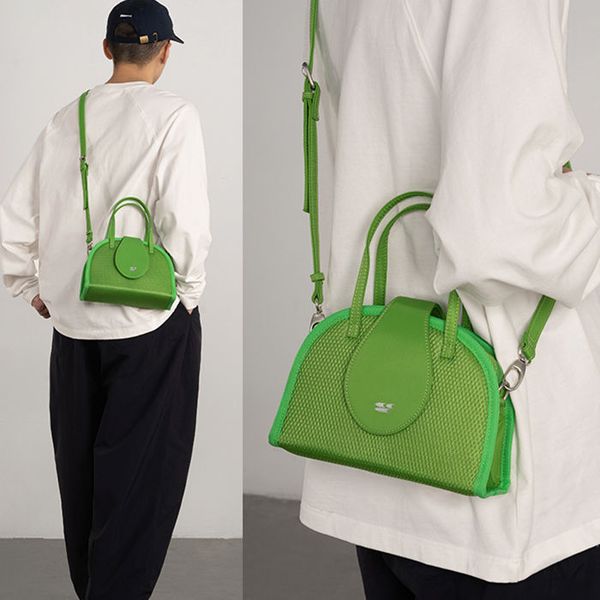 

2022 new geometric semicircle shoulder messenger bag fashion handbag