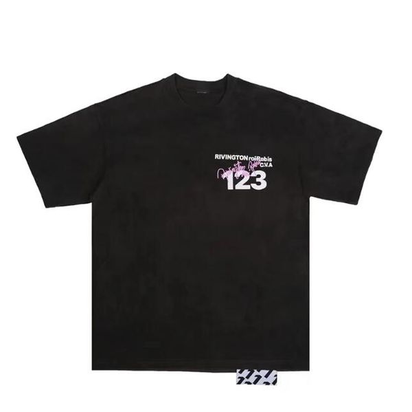 

wash digital printing high street short-sleeved t-shirt man, White;black