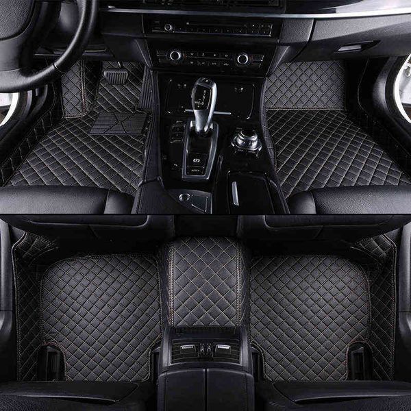 

custom car floor mats for cadillac srx cts escalade ats ct6 xt5 ct6 atsl xts sls double foot mat car accessories w220328