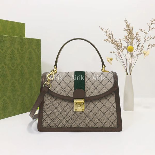 

651055 luxury designer bag shoulder bags womens ophida messenger crossbody bag leather handbag stripes banquet party carry wallets coin pur