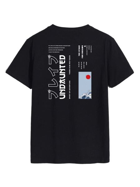 

romwe guys letter graphic tee a7cm#, White;black